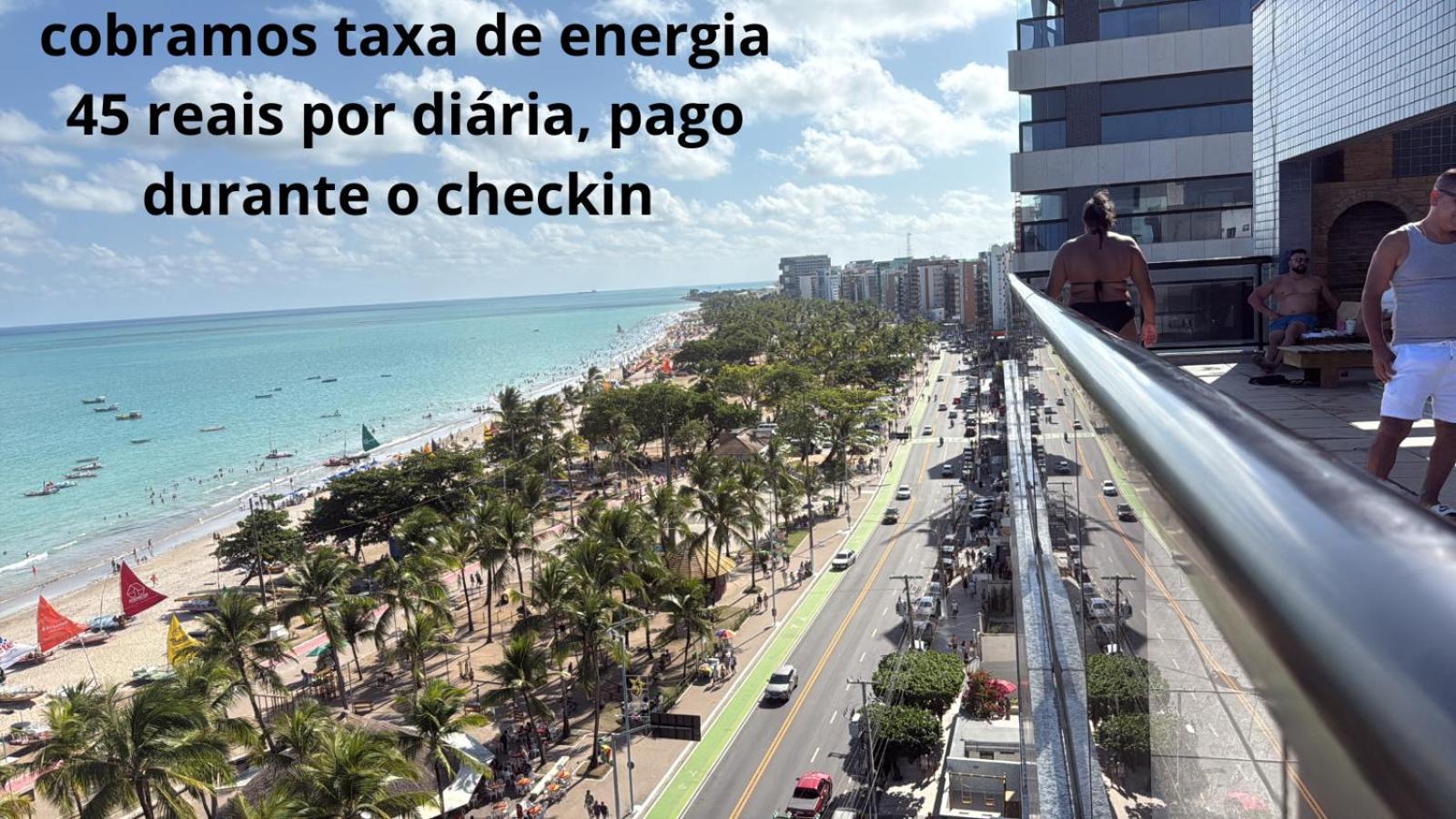 Lindo Apartamento De Frente Para A Praia De Pajucara มาเซโอ ภายนอก รูปภาพ